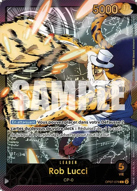 Rob Lucci, carte One Piece OP07-079 — extension 500 YEARS IN THE FUTURE