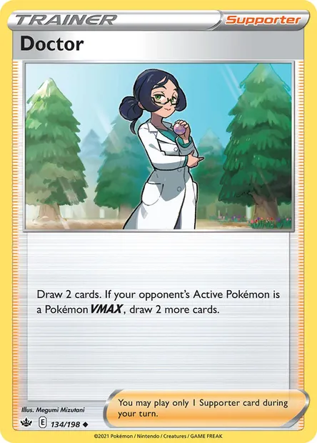 Doctor, Pokémon card CRE 134 — Chilling Reign set