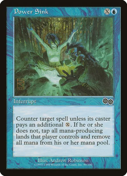 Power Sink, Magic card USG 89 — Urza's Saga set