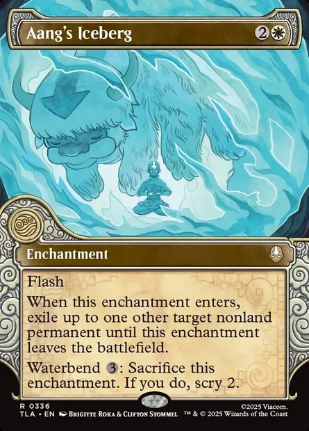 Iceberg d'Aang, carte Magic TLA 336 — extension Avatar: The Last Airbender