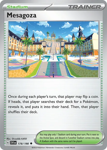 Mesagoza, Pokémon card SVI 178 — Scarlet & Violet set