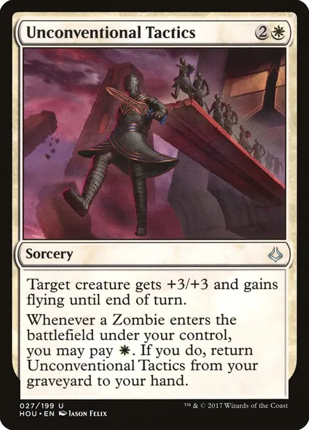 Unconventional Tactics, Magic card HOU 27 — Hour of Devastation set