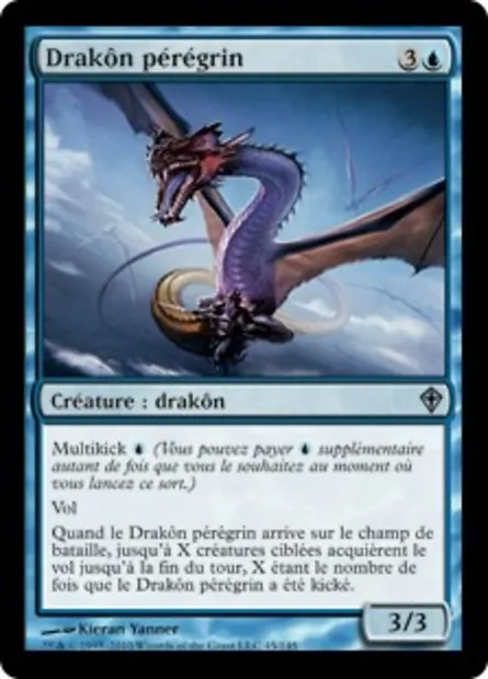 Drakôn pérégrin, carte Magic WWK 45 — extension Worldwake