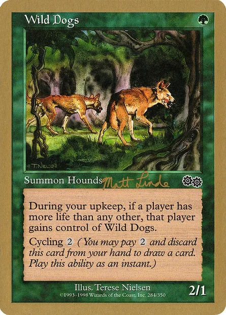 Wild Dogs, Magic card WC99 ml284 — World Championship Decks 1999 set