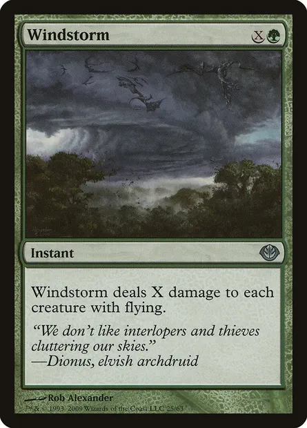 Windstorm, Magic card DDD 25 — Duel Decks: Garruk vs. Liliana set