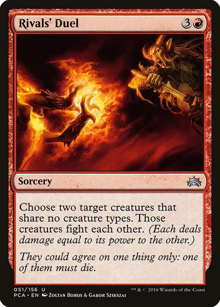 Rivals' Duel, Magic card PCA 51 — Planechase Anthology set