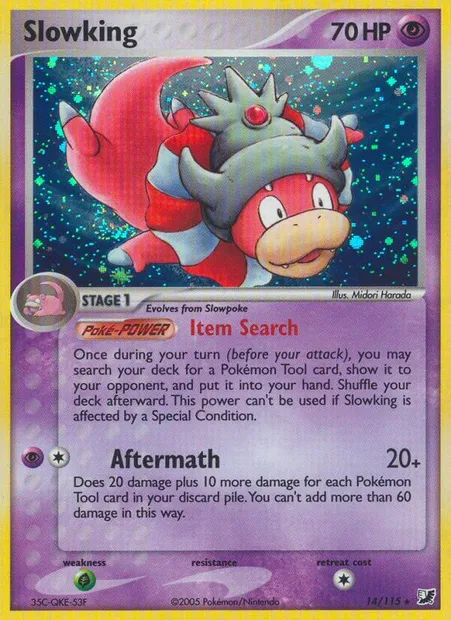 Slowking, Pokémon card UF 14 — Unseen Forces set