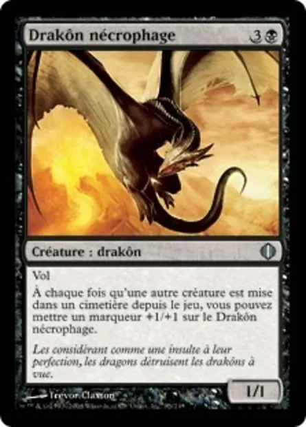 Drakôn nécrophage, carte Magic ALA 85 — extension Les éclats d'Alara