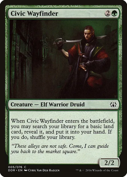 Civic Wayfinder, Magic card DDR 5 — Duel Decks: Nissa vs. Ob Nixilis set