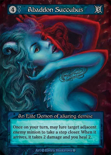 Abaddon Succubus, Sorcery card GOT 015 — Gothic set
