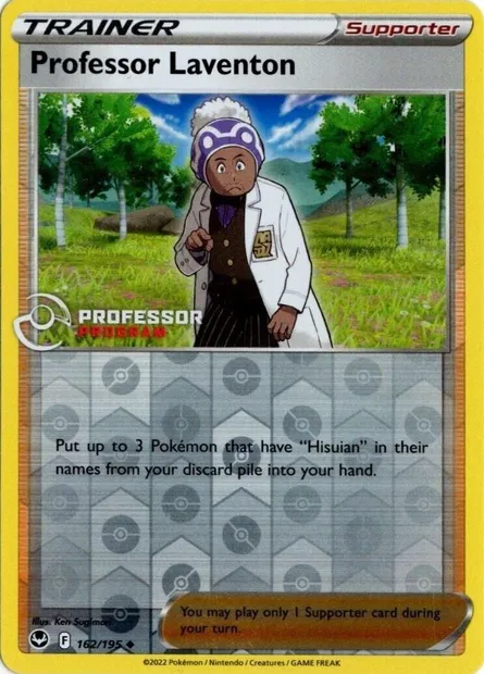 Professor Laventon, Pokémon card PROF 162 — Professor Program set