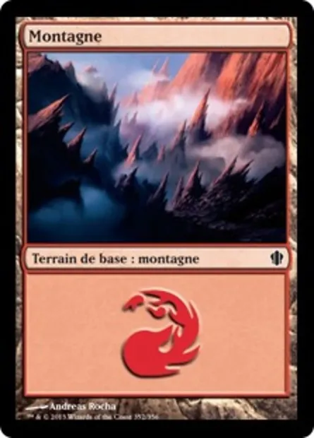 Montagne, carte Magic C13 352 — extension Commander 2013