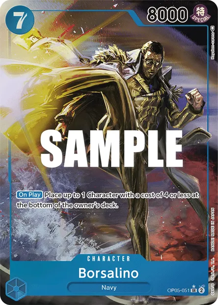 Borsalino, carte One Piece OP05-051 — extension AWAKENING OF THE NEW ERA