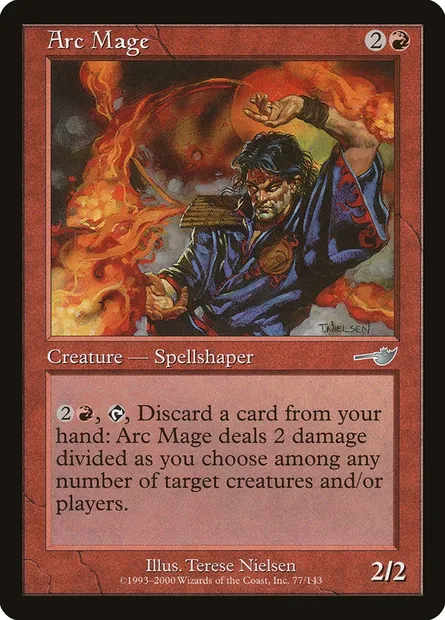 Arc Mage, Magic card NEM 77 — Nemesis set