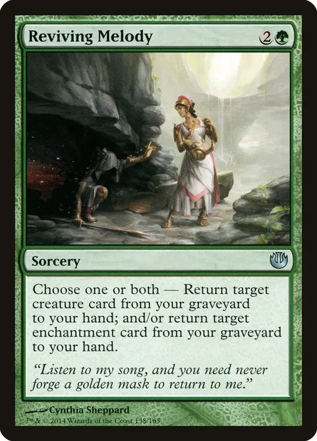 Reviving Melody, Magic card JOU 138 — Journey into Nyx set