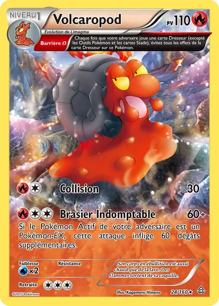 Volcaropod, carte Pokémon PRC 24 — extension Primo-Choc