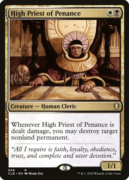 High Priest of Penance, Magic card CLB 848 — Commander Legends: Battle for Baldur's Gate set
