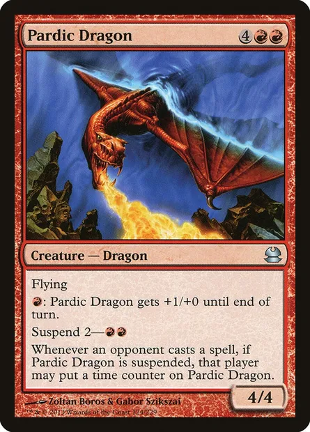 Dragon pardique, carte Magic MMA 124 — extension Modern Masters