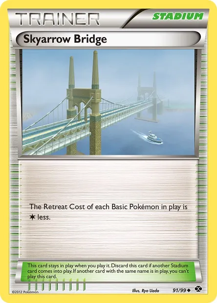 Skyarrow Bridge, Pokémon card NXD 91 — Next Destinies set