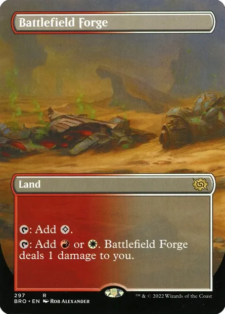 Battlefield Forge, Magic card BRO 297 — The Brothers' War set