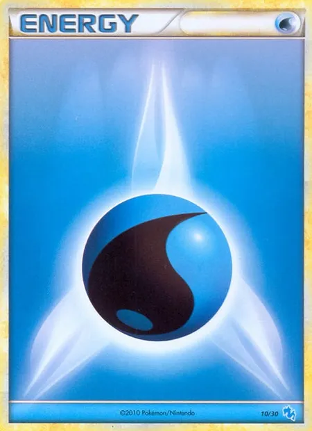 Water Energy, Pokémon card TK9S 010 — XY Trainer Kit: Pikachu Libre & Suicune (Suicune) set