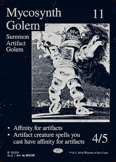 Mycosynth Golem, Magic card SLZ 229 — The Zeta Set set