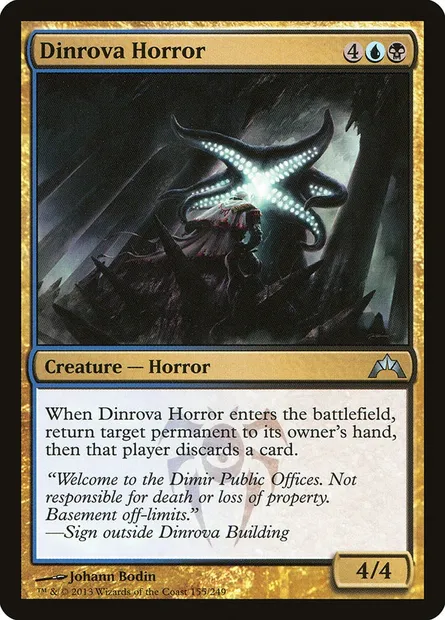 Dinrova Horror, Magic card GTC 155 — Gatecrash set