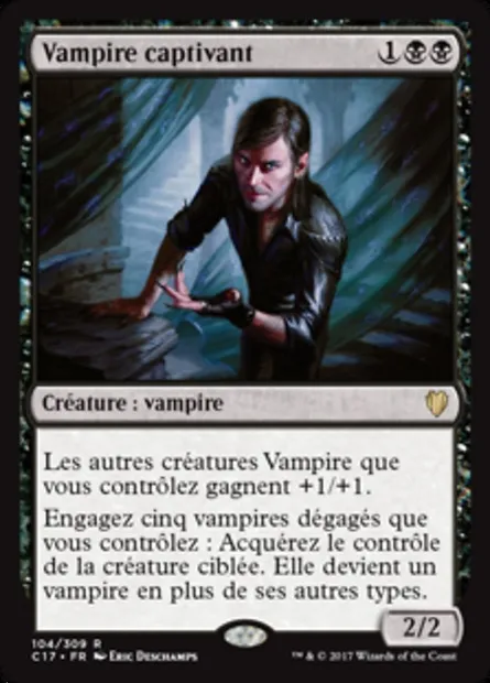 Vampire captivant, carte Magic C17 104 — extension Commander 2017