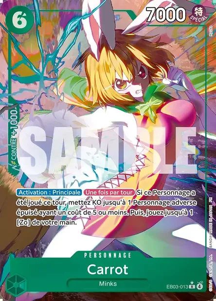Carrot, carte One Piece EB03-013 — extension ONE PIECE HEROINES EDITION