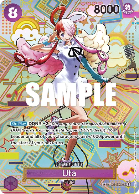 Uta, One Piece card OP02-120 — PARAMOUNT WAR set