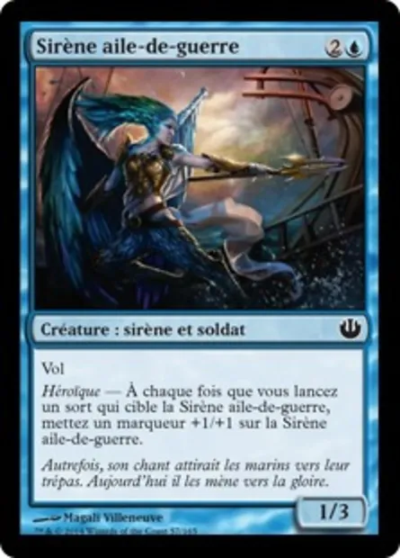Sirène aile-de-guerre, carte Magic JOU 57 — extension Incursion dans Nyx