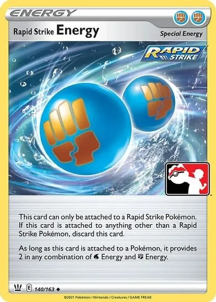 Énergie Mille Poings, carte Pokémon PPS 140 — extension Play! Pokémon Prize Pack Series