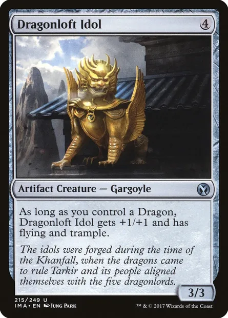 Dragonloft Idol, Magic card IMA 215 — Iconic Masters set
