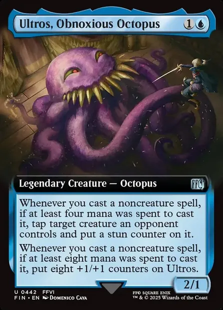 Ultros, Obnoxious Octopus, Magic card FIN 442 — Final Fantasy set