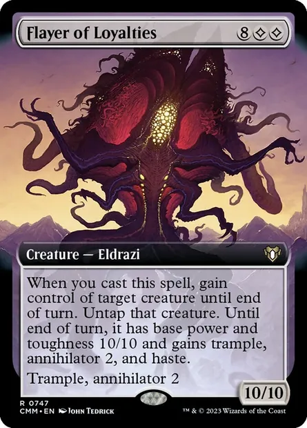 Flayer of Loyalties, Magic card CMM 747 — Commander Masters set