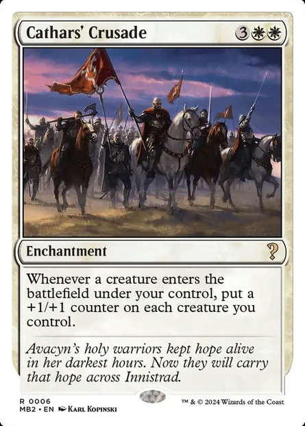 Cathars' Crusade, Magic card MB2 6 — Mystery Booster 2 set