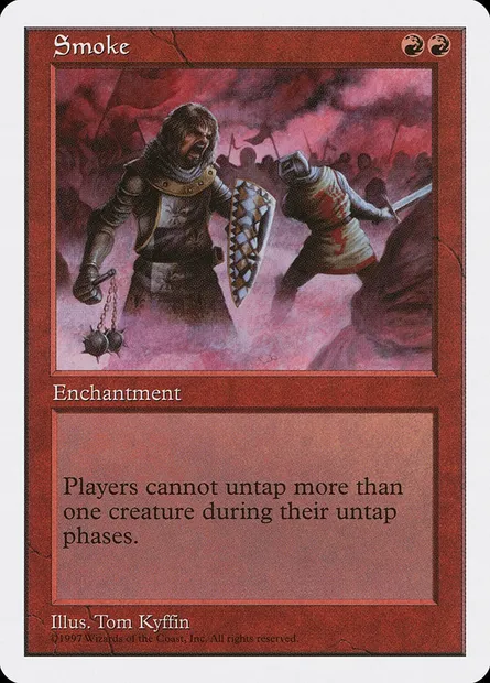 Smoke, Magic card 5ED 268 — Fifth Edition set