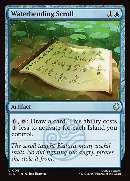 Waterbending Scroll, Magic card TLA 81 — Avatar: The Last Airbender set