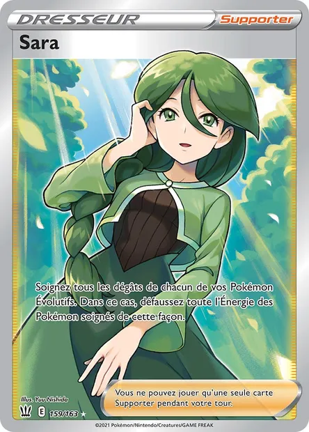 Sara, carte Pokémon BST 159 — extension Styles de combat