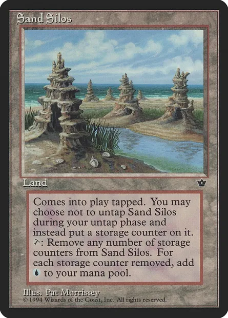 Sand Silos, Magic card FEM 101 — Fallen Empires set