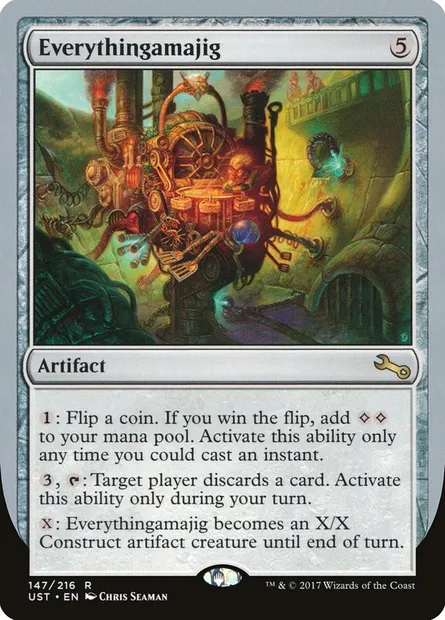 Everythingamajig, carte Magic UST 147c — extension Unstable
