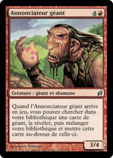 Annonciateur géant, carte Magic LRW 169 — extension Lorwyn