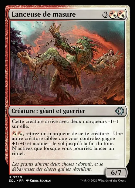 Lanceuse de masure, carte Magic ECL 230 — extension Lorwyn Eclipsed