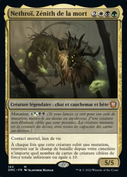 Nethroï, Zénith de la mort, carte Magic DMC 163 — extension Dominaria United Commander