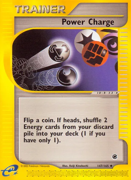 Power Charge, Pokémon card EX 147 — Expedition Base Set set