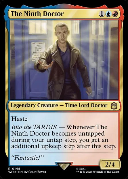 The Ninth Doctor, Magic card WHO 148 — Doctor Who set