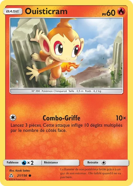 Ouisticram, carte Pokémon UPR 21 — extension Ultra-Prisme