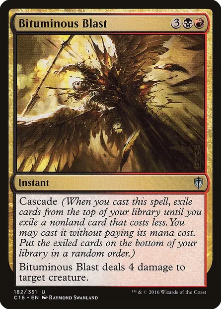 Bituminous Blast, Magic card C16 182 — Commander 2016 set