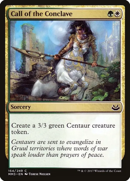 Call of the Conclave, Magic card MM3 154 — Modern Masters 2017 set