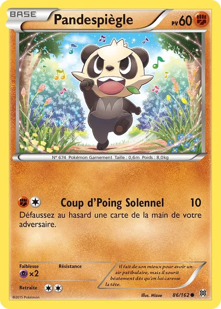 Pandespiègle, carte Pokémon BKT 86 — extension Impulsion Turbo